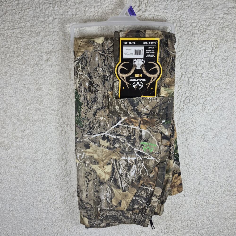 Men's REALTREE RT Edge Cargo Hunting Pants, Flex Fabric size 44/46 XXL